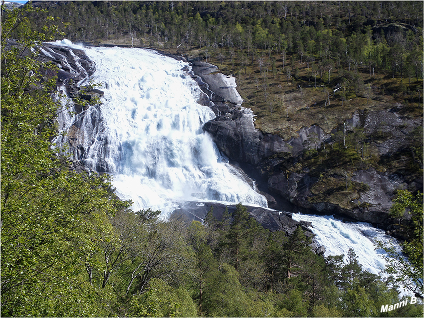 Husedalen
Um zum Nyastølsfossen zu gelangen, muß man 400 Höhenmeter überwinden.
Schlüsselwörter: Norwegen