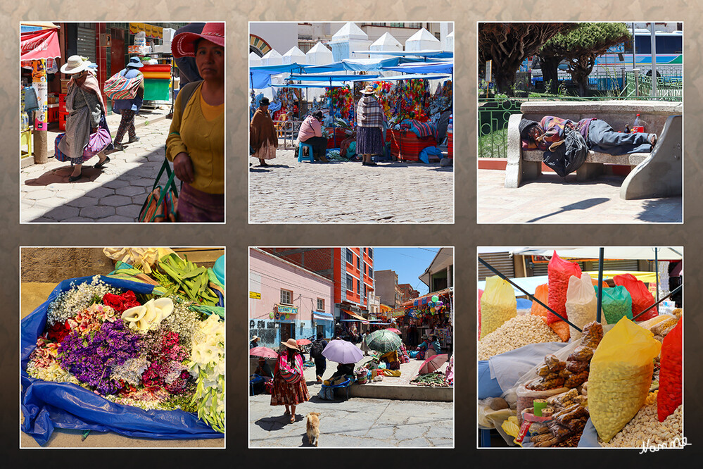 2 Bolivien Copacabana
Copacabana ist eine Landstadt im Departamento La Paz im südamerikanischen Andenstaat Bolivien und liegt auf der Copacabana-Halbinsel direkt am Ufer des 3.812 m hoch gelegenen Titicaca-Sees. laut Wikipedia
Schlüsselwörter: Copacabana