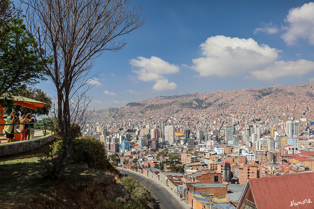 2 Bolivien La Paz  Aussichtspunkt
Blick vom Aussichtspunkt Mirador Killi Killi
Schlüsselwörter: La Paz