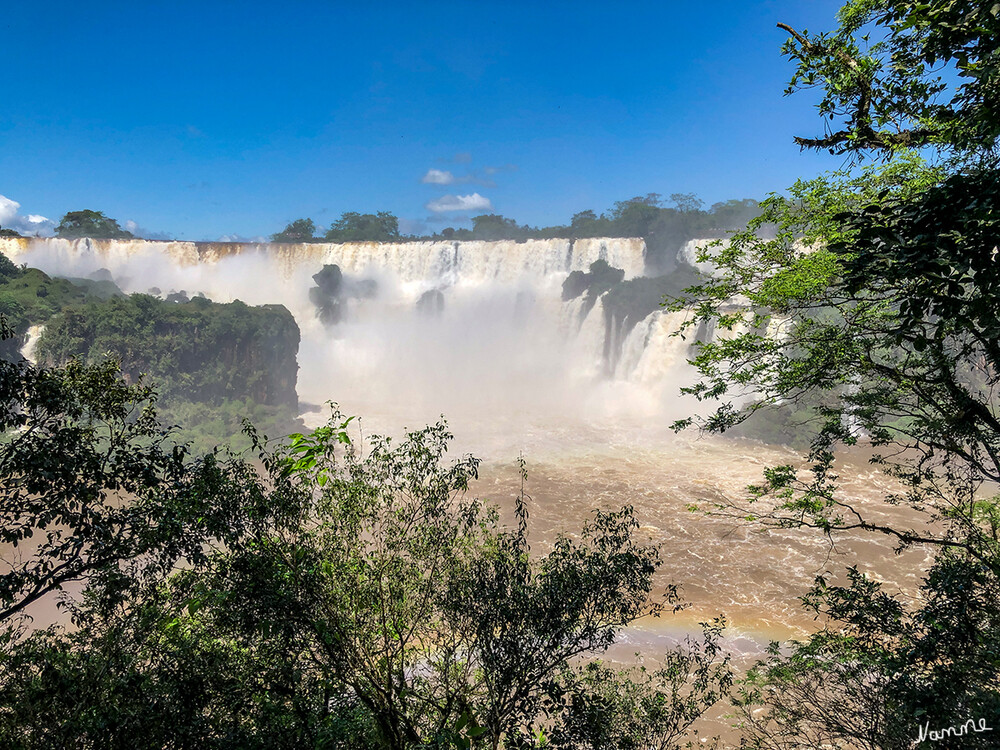 3 Argentinien NP Iguazú
Die Nationalparks beiderseits der Wasserfälle wurden 1984 (Nationalpark Iguazú, Argentinien) und 1986 (Nationalpark Iguaçu, Brasilien) in die Welterbeliste der UNESCO aufgenommen. Sie schützen einen der letzten Reste Atlantischen Regenwaldes und stellen aufgrund des Fremdenverkehrs einen wichtigen Wirtschaftsfaktor dar. Die Nationalparks sind ein wichtiger Rückzugsraum für die Artenvielfalt auf dem Gebiet des Iguaçu. laut Wikipedia
Schlüsselwörter: Iguazu