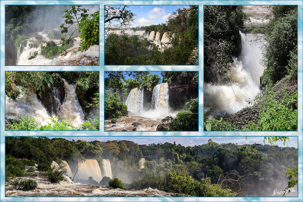 3 Argentinien NP Iguazú
Die Wasserfälle wurden 2011 in die Liste der Sieben Weltwunder der Natur aufgenommen. laut Wikipedia
Schlüsselwörter: Iguazu